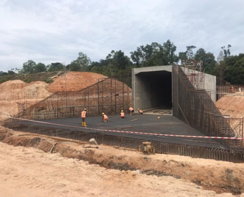 Supersize Drainage Box Culvert - East Coast Rail Link (ECRL), Kemaman