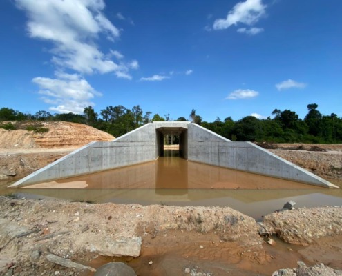 Supersize Drainage Box Culvert - East Coast Rail Link (ECRL), Kemaman