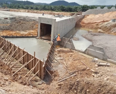 Supersize Drainage Box Culvert - Electrified Double Track (EDT), Johor