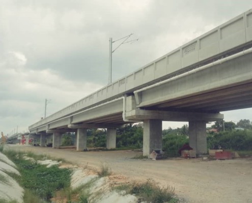 Electrified Double Track (EDT) Viaduct, Johor Electrified Double Track (EDT) Viaduct, Johor