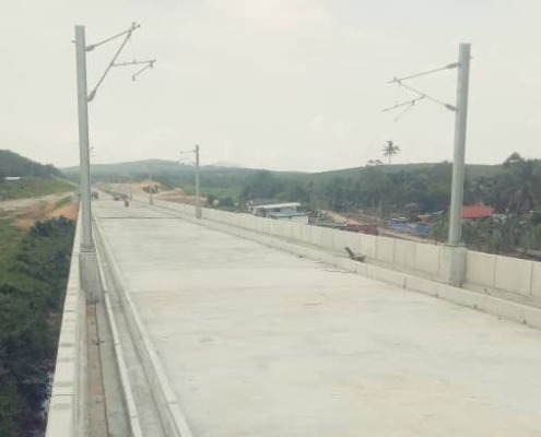 Electrified Double Track (EDT) Viaduct, Johor Electrified Double Track (EDT) Viaduct, Johor