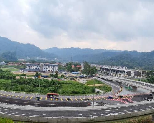 Interchange Flyover Eco Templer, Rawang