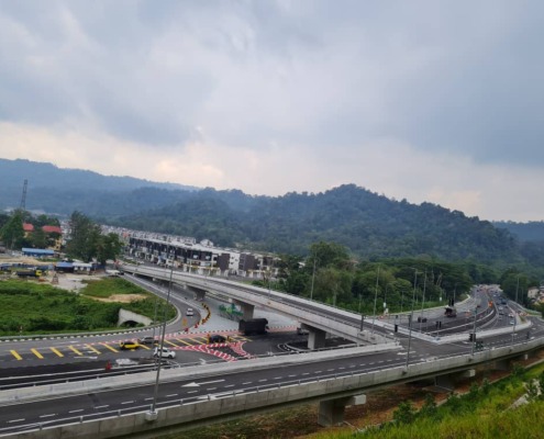 Interchange Flyover Eco Templer, Rawang