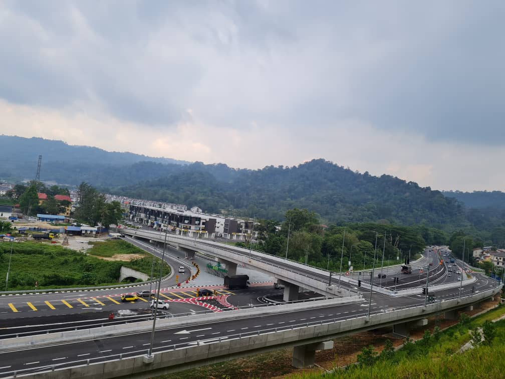 Interchange Flyover Eco Templer, Rawang