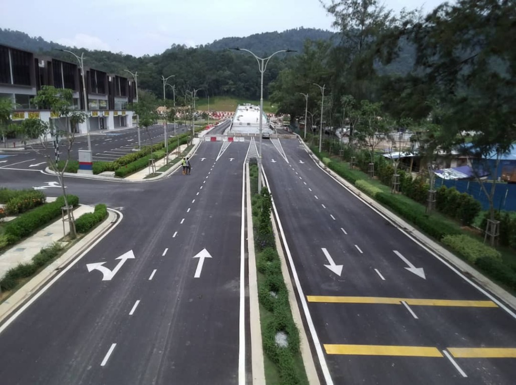 Interchange Flyover Eco Templer, Rawang