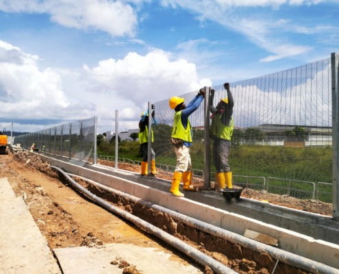Fencing - Bridge Data Centres, KIDEX, Johor