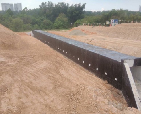 Supersize Drainage Box Culvert - Maju Expressway II (MEX II), Putrajaya