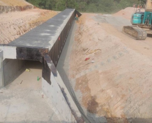 Supersize Drainage Box Culvert - Maju Expressway II (MEX II), Putrajaya