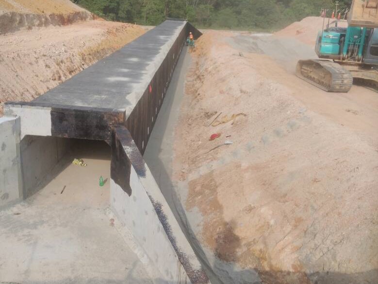 Supersize Drainage Box Culvert - Maju Expressway II (MEX II), Putrajaya